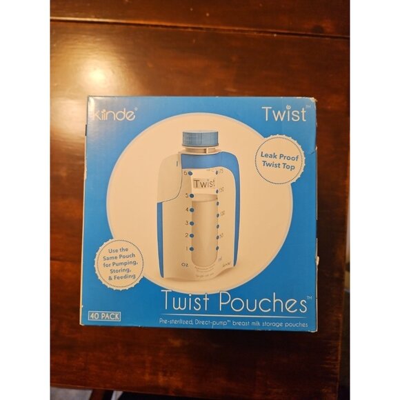 Kiinde Twist Pouch Direct-Pump Direct-Feed Breast Milk Storage Bags, 6 oz 40-Ct - Picture 1 of 4